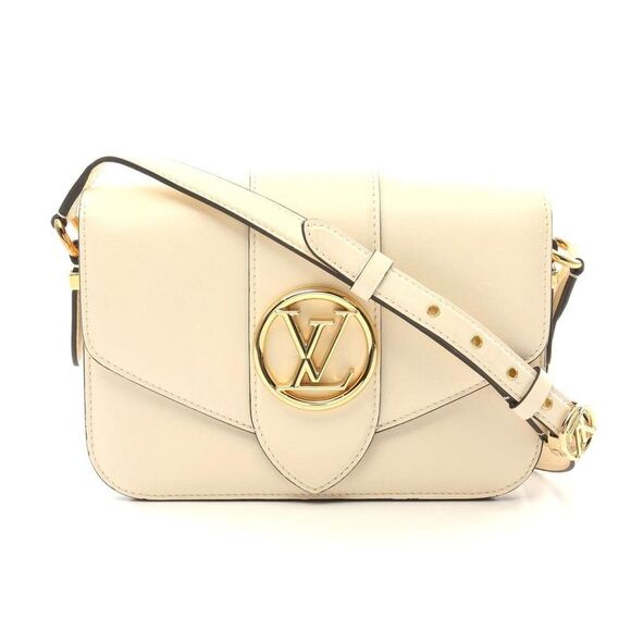 louis vuitton Handbags - Pre Loved louis vuitton Leather Crossbody Bag Women white | white Crossbody Bags